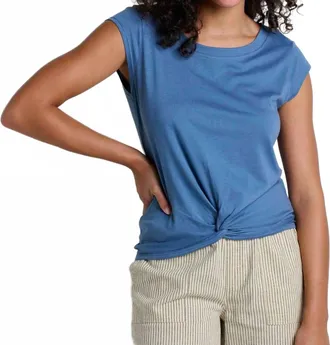 Toad & Co Anza North Sleeve Shirt In Pacific Blue