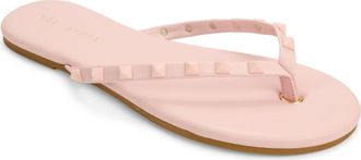 Yosi Samra Rivington Stud Flip Flop in Ballet Pink at Nordstrom, Size 11