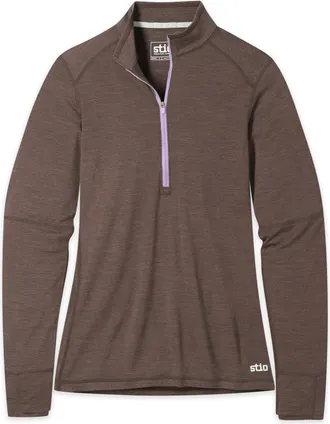 Stio Womens Basis PeakWool Lightweight Half Zip