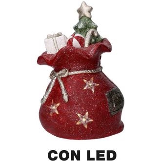 Vacchetti Vacchetti - Pack Regalo Resina Led Rojo Cm27x22h40