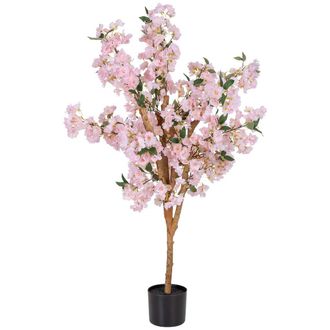 Wanderlust Deco Cerezo Decorativo Artificial Rosa 47x33x120
