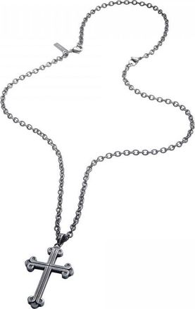 Police PJ26552BLK.02 Mens Necklace - Silver - One Size