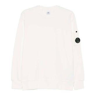 C.P. Company Crewneck Sweatshirt - male - C.P. Company - Kids Sweatshirts - White - 8 Y - Kids