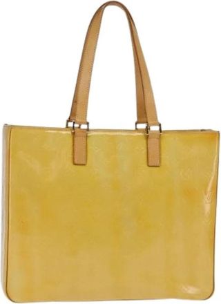 Louis Vuitton Pre-owned Vintage Tote Bag - Dames - Vintage Shopper - Geel - ONE Size - Leer - Vintage