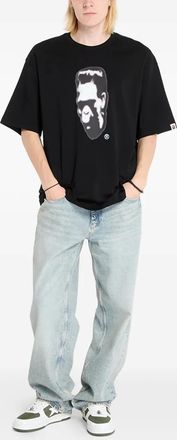 A Bathing Ape T-shirt dalla vestibilit&agrave; comoda - Nero