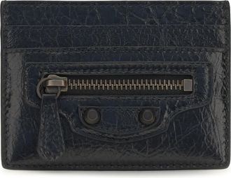 Balenciaga Womens Card Holder Le City Black Lambskin Wallets & Purses