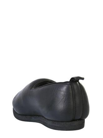 Guidi Kangaroo Leather Slip-On Sneaker - Black