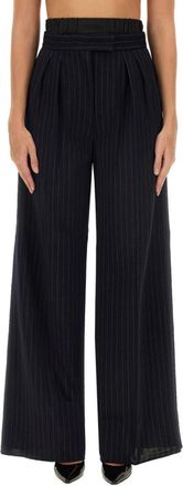 Max Mara Black Relaxed Pleated Pant