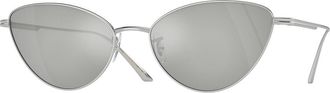 Oliver Peoples OV1328S 1998C 50368V Womens Sunglasses Silver Size 56