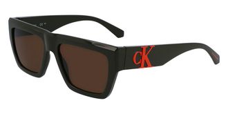 Calvin Klein Jeans CKJ23653S 309 Mens Sunglasses Green Size 55