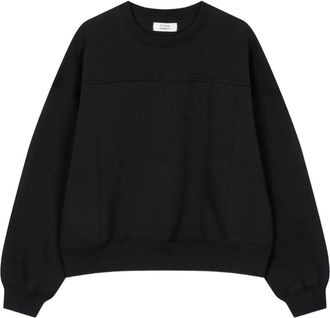 TOMBOY Sweater met fleece voering - Zwart