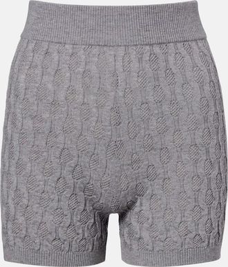 Dries Van Noten Knitted wool shorts