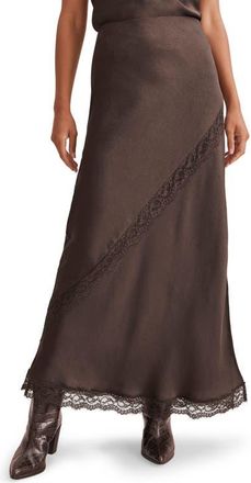 Splendid Penelope Lace Maxi Skirt in Java Brown at Nordstrom, Size X-Small