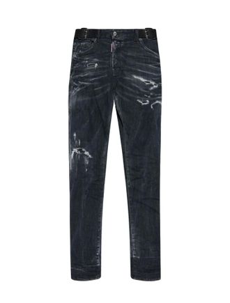 Neighborhood Savage Slim-Fit Straight-Leg Distressed