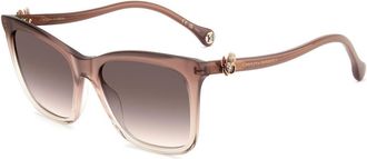 Carolina Herrera HER 0394/G/S Asian Fit FWM/3X Womens Sunglasses Brown Size 55
