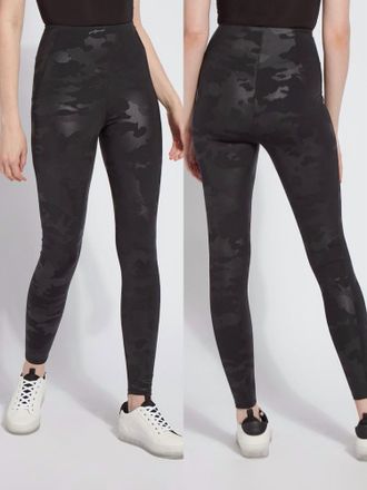 Lyss&eacute; Camouflage Foil Legging In Camo Black