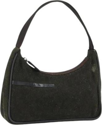 Prada Pre-owned Shoulder Bags, female, Green, Size: ONE SIZE Pre-owned Shoulder Bag
