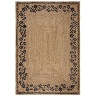 Novatrend Alfombra de sal&oacute;n de yute beige 160x230 cm