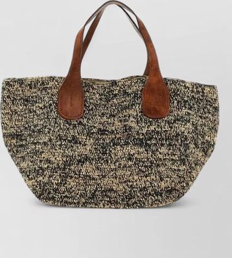 Ibeliv tokyo ii tote bag leather handles