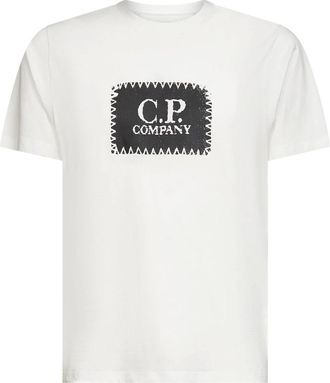 C.P. Company Hombre, Camisetas, Blanco, Talla: M
