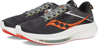 Saucony Mens Ride 17 Sneaker, Shadow/Pepper, 10 UK
