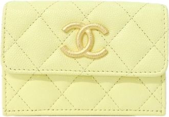 Chanel Yellow Grained Calfskin (Pre-Owned)
