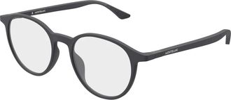 Montblanc Mb 0512O Optisch Montuur - Heren - Brillen - Grijs - 49 MM - Accessoires