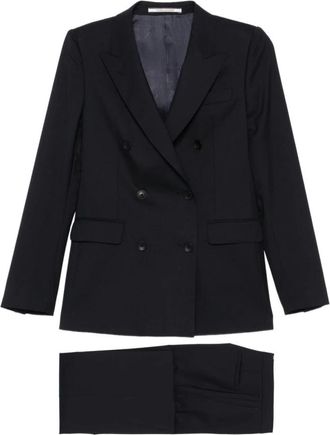 Tagliatore Parigi Tailleur - Heren - Business pakken - Blauw - S - Wol - Kostuums
