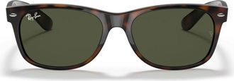 Ray-Ban Rb 2132 New Wayfarer - unisex - Zonnebrillen - Bruin - 58 MM - Accessoires