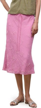 Staud Lucia Beaded Floral Skirt in Flirt at Nordstrom, Size X-Small
