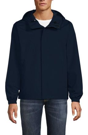 Lands End Squall Waterproof Packable Rain Jacket in Radiant Navy at Nordstrom, Size Xx-Large