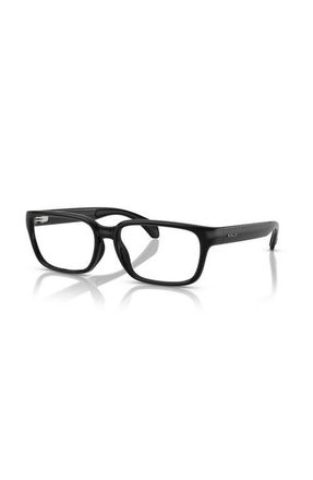 Moncler 55mm Rectangle optical glasses in Black at Nordstrom