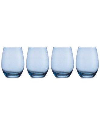 Godinger Set Of 4 Veneto Frost Stemless Wine Glasses