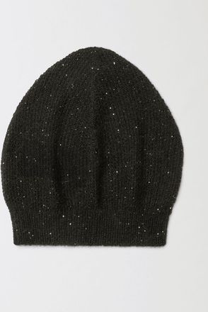 Fabiana Filippi Cappello a berretto in misto lana con paillettes Fabiana Filippi