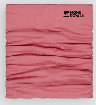 Mons Royale Merino Double Up Scaldacollo Tube rosa