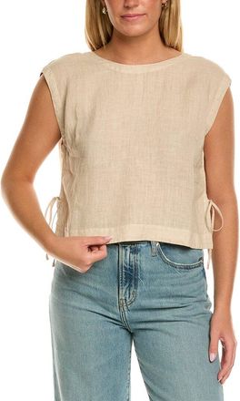 Velvet Velvet By Graham & Spencer Tavia Sleeveless Woven Linen Top