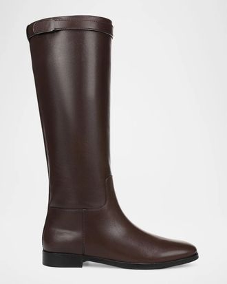 Vince Margaret II Leather Knee-High Riding Boots