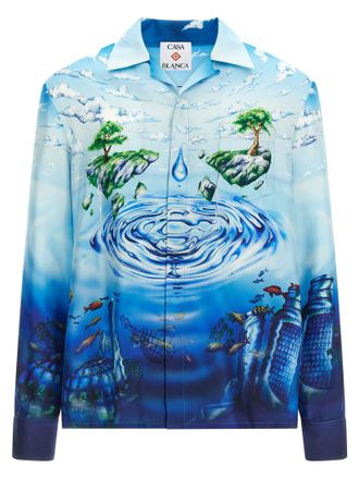 Casablanca Silk Mens Blouse