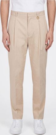 Casablanca Pantaloni sartoriali slim fit in cotone stretch con pince