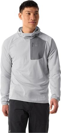 Arc'teryx Delta Hoodie Mens Void Gray Fleece Chest Pocket Pullover GBO3580
