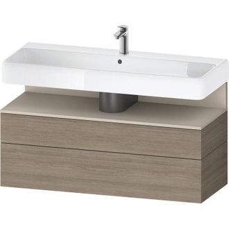Duravit Duravit - Qatego Mueble Bajo Lavabo, 1 Extra&iacute;ble Y 1 Caj&oacute;n