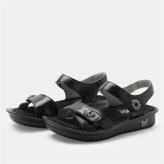 Alegria Womens Vienna Sandal In Black Sapphire