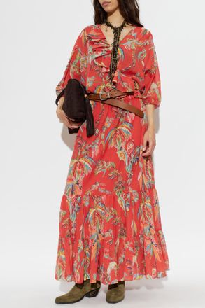 Etro Top With A V-neckline, Womens, Red
