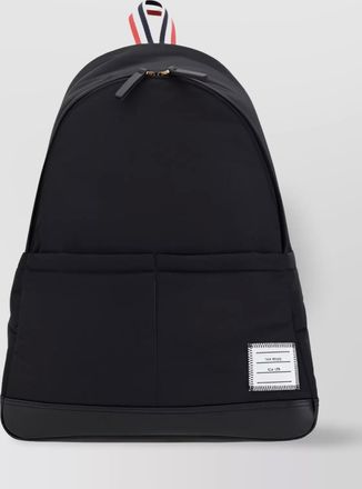 Thom Browne branded backpack adjustable straps