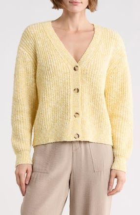 Splendid Elysees V-Neck Cardigan in Honeysuckle Beige at Nordstrom Rack, Size X-Small
