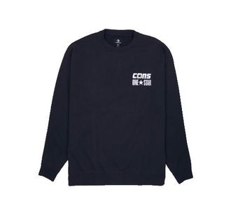 Converse CONS One Star Crew Sweatshirt Asia Sizing Black 10026900-A03