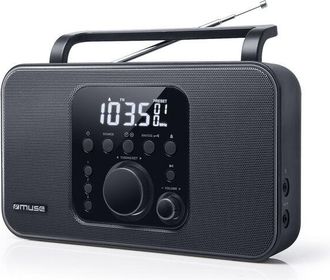 Muse Radio Port&aacute;til Anal&oacute;gica Negra - M091r - Muse