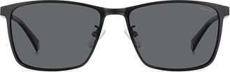 Polaroid PLD 2159/G/S/X Asian Fit Polarized 003/M9 Mens Sunglasses Black Size 58