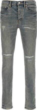 Purple P001 Vintage - Heren - Slim Fit Jeans - Blauw - W31 - Katoen - Jeans