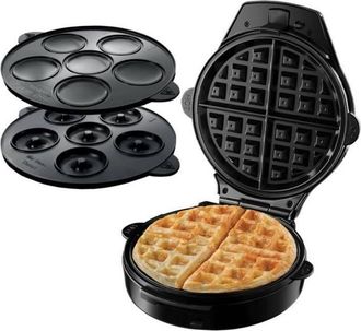 Russell Hobbs 24620-56 - Gofrera Fiesta 3 In 1 : Waffle - Cupcake - Donut - 900 W
